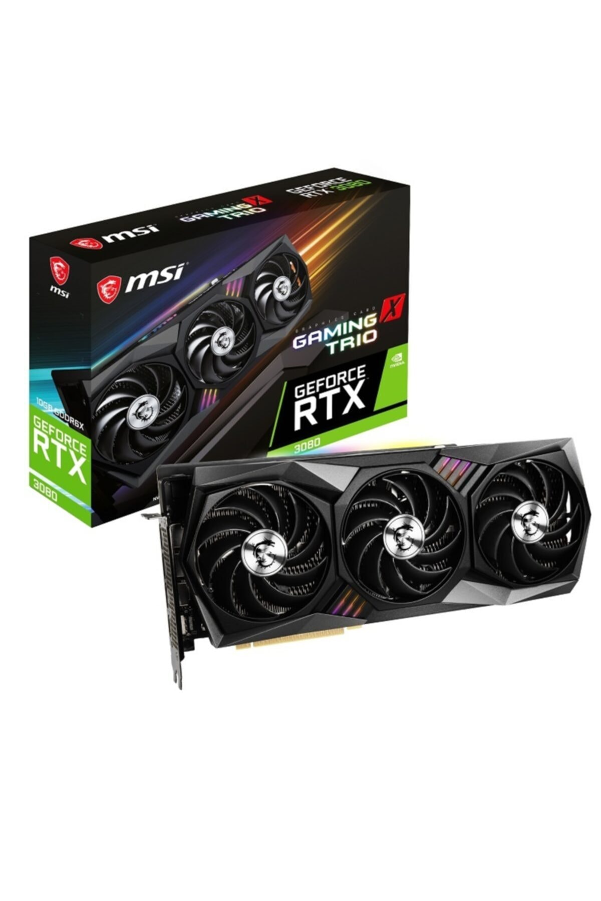 Rtx3080 10gb Gamıng X Trıo Gddr6x 320bit Hdmı Dp Pcıe 16x V4.0 36017