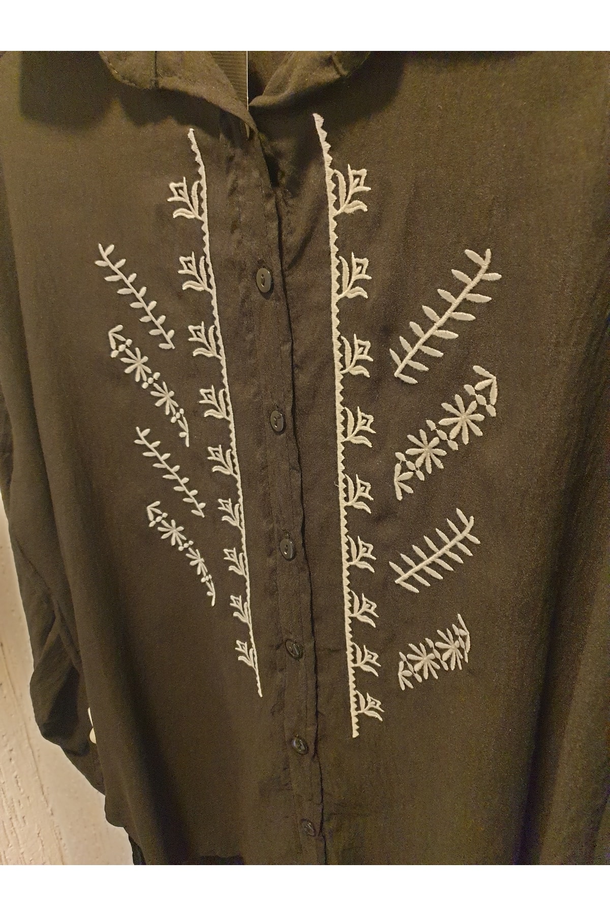 Embroidered Front Shirt