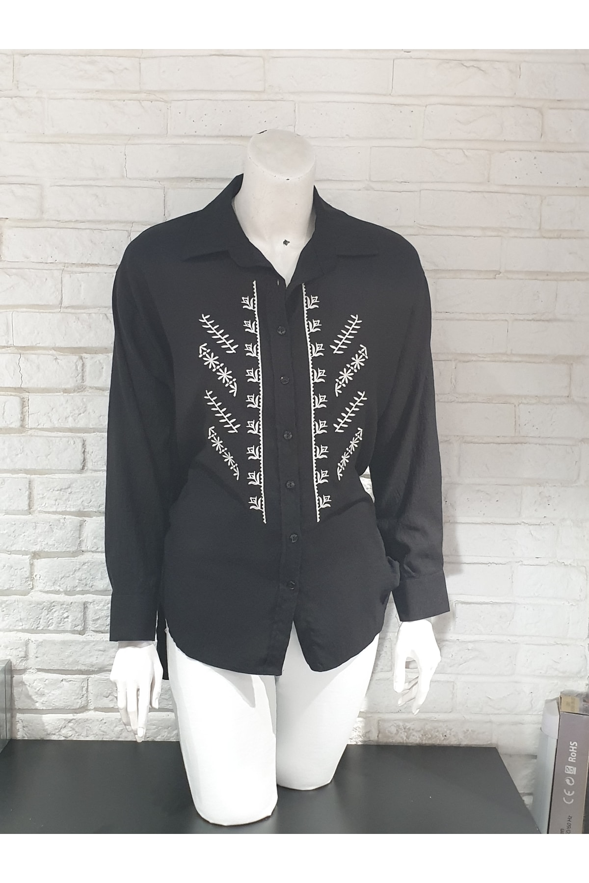 Embroidered Front Shirt